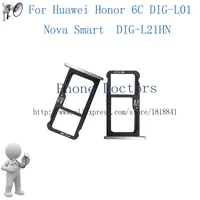 for huawei honor 6c dig l01 nova smart dig l21hn sim card tray micro sd card holder slot adapter parts sim card adapter