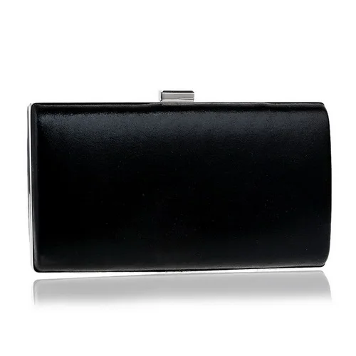 YM1081black SEKUSA, модные женские клатчи с цепочкой через плечо, сумки с металлическим карманом для телефона, кошелек, вечерние, свадебные, вечерние сумки - Цвет: YM1081black