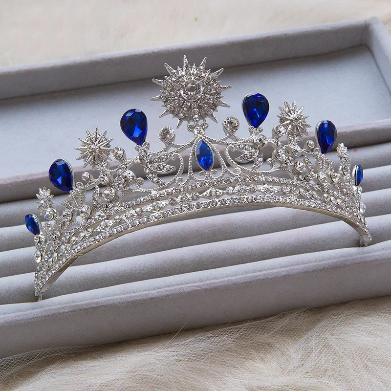 Nova flor Sparkling de cristal austriaco Tiara casamento ручная работа prateado folha pente cabelo noiva joias acessorios|flor