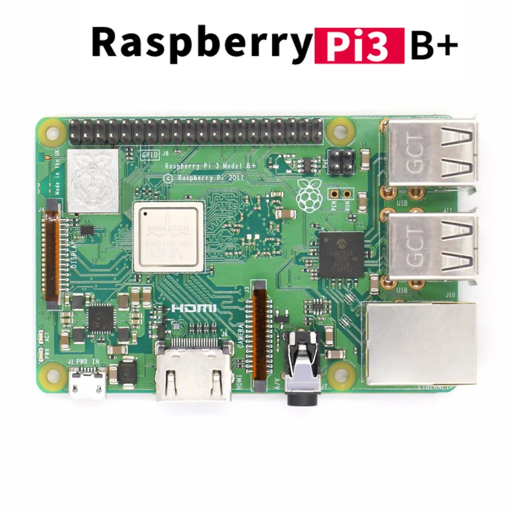 Новое поступление Raspberry Pi 3 Model B + 2018 в наличии Модель плюс 1 4 ГГц 64 бит процессор RPi