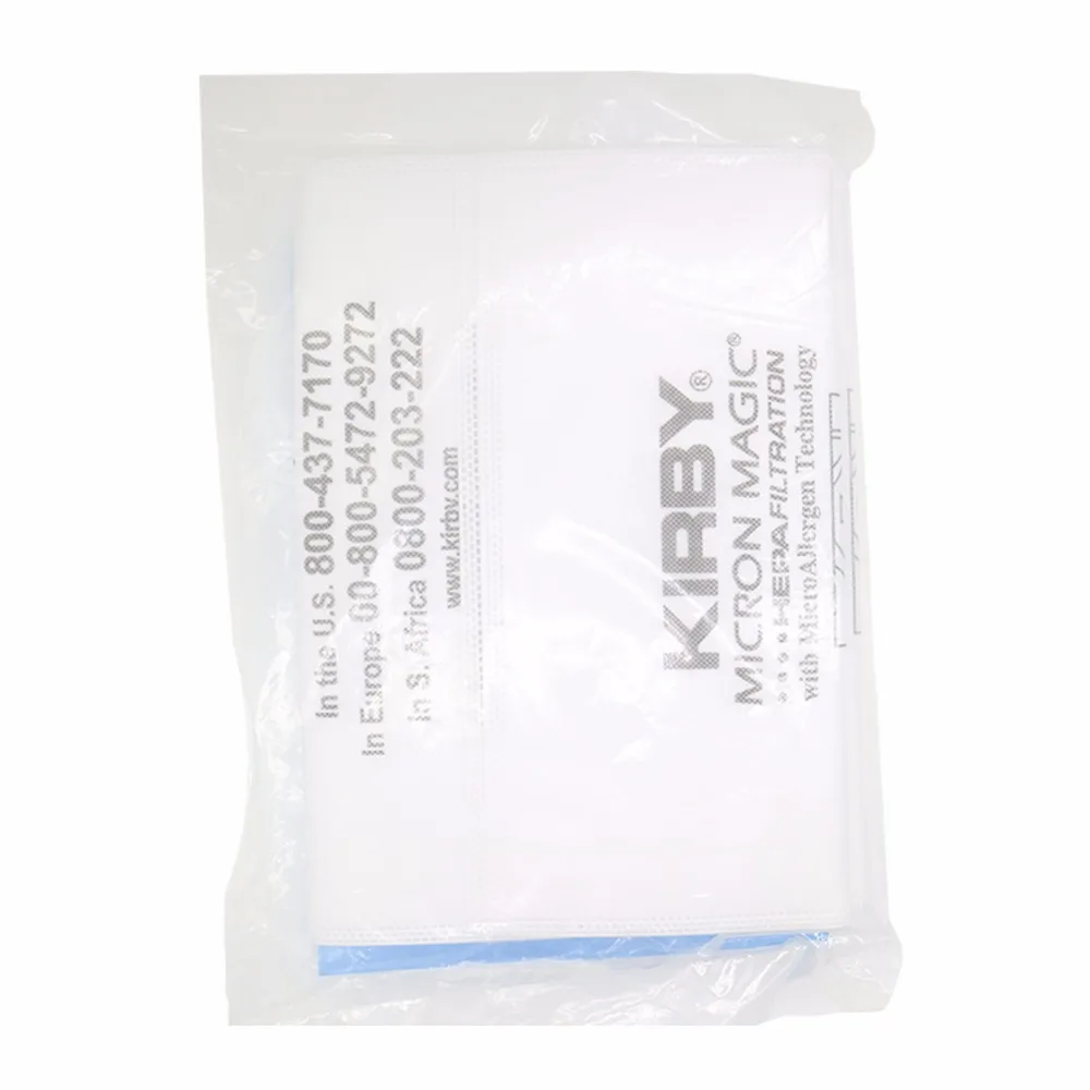6 шт. Кирби вакуумный мешок + 10 свежее/карты пригодный для Sentria hepa micron Magic U G Kirby