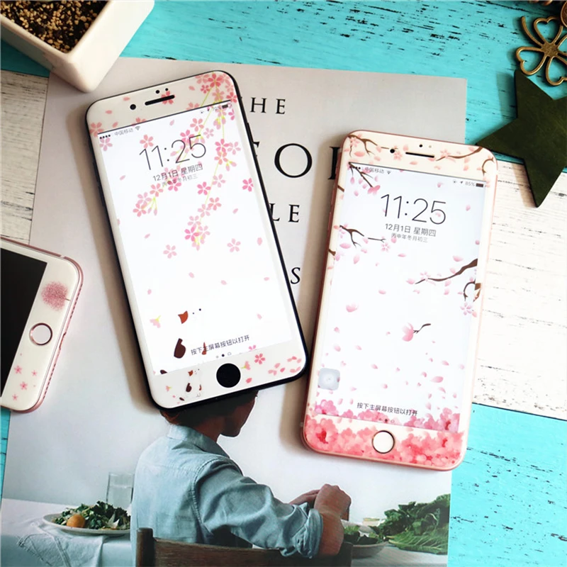 Прекрасный мультфильм 3D Мягкие edge Full Cover Экран закаленное Стекло Плёнки для Apple