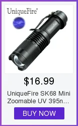 UniqueFire 1504 IR 940NM светодиодный светильник-вспышка, инфракрасный светильник с зумом, 3 режима, водонепроницаемый алюминиевый 67 мм, выпуклая линза, фонарь с креплением для прицела