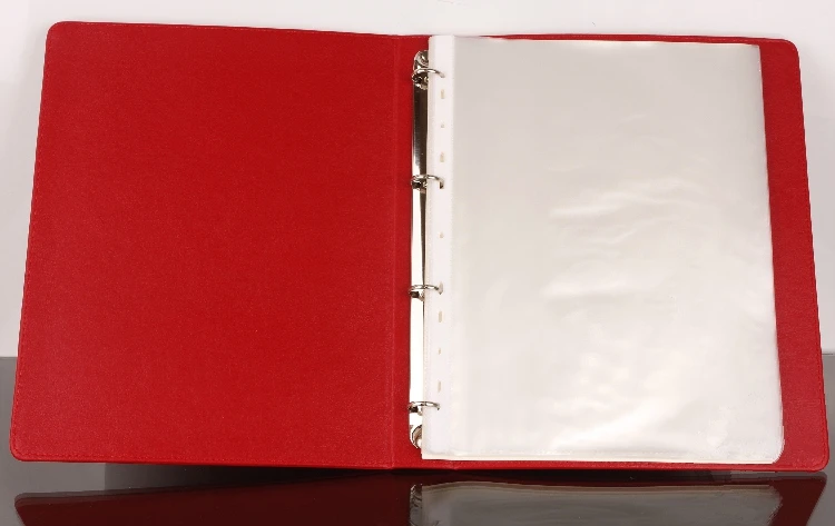 Папка для документов из искусственной кожи A4 папка с 4 отверстиями карман