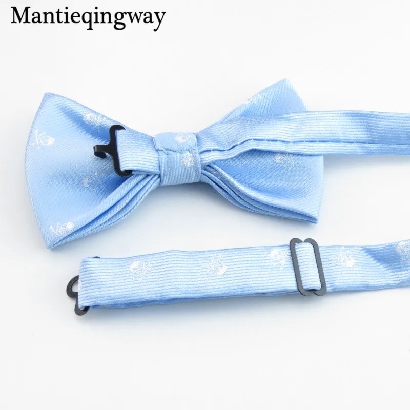 Mantieqingway популярный бренд галстуки с бантом для мужчин Свадебный Жених мужской