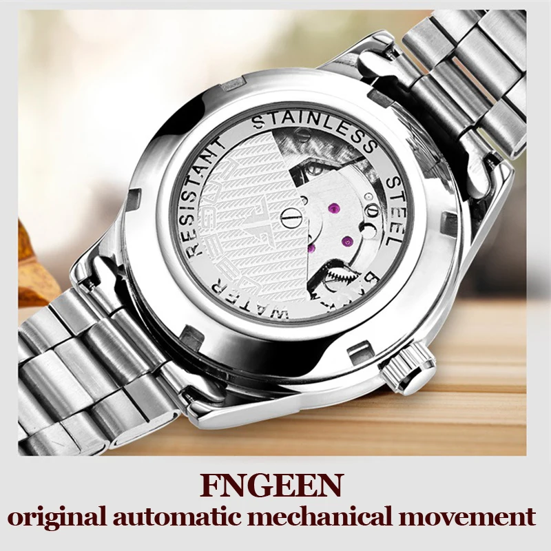 Montre Femme модные женские часы полностью автоматические механические наручные с