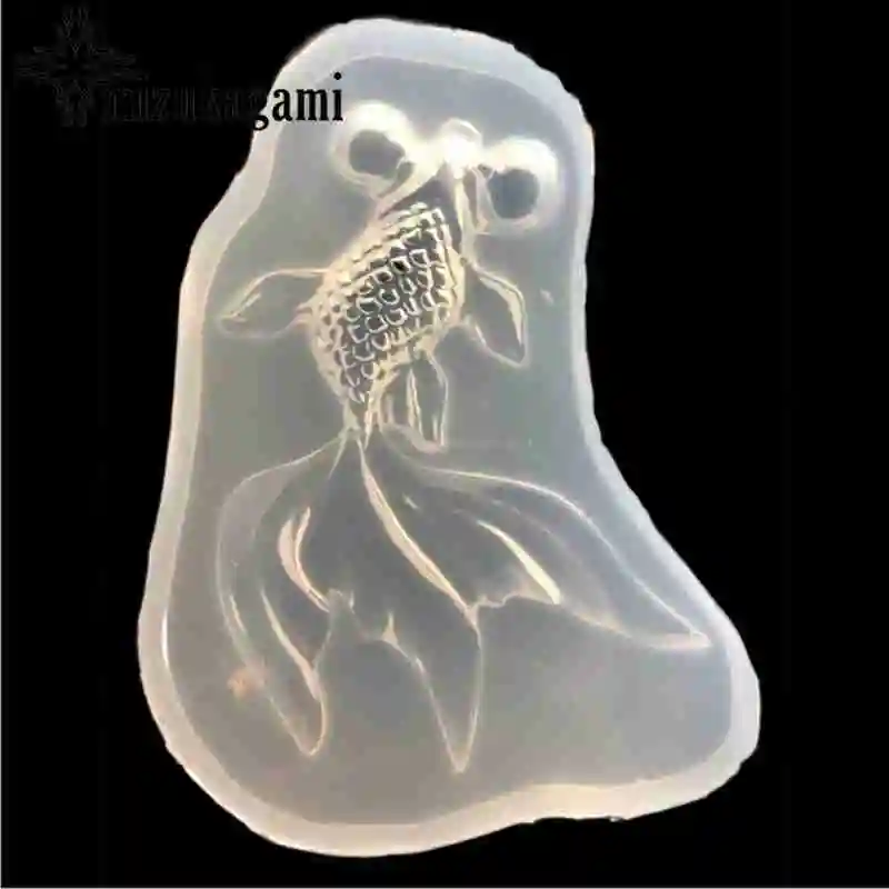 

Transparent Silicone Mold Handmade Material Dropping Gum Mold fish For DIY Jewelry Making Finding Molds Accessories