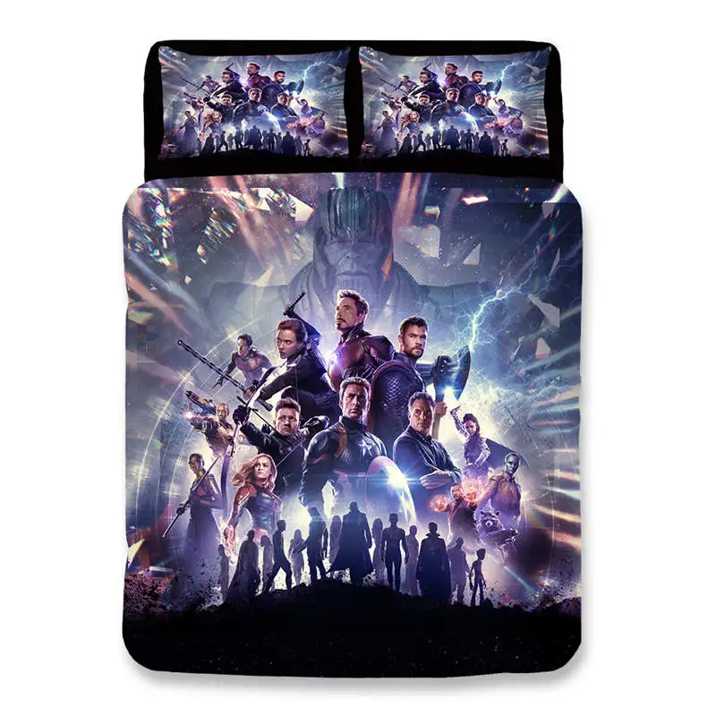 Disney Bedding 16 Мстители Дисней герой Marvel покрывало для кровати мальчик Спальня украшение Quee размер постельных принадлежностей набор король стеганые пододеяльники ребенок дома Твин - Цвет: Disney Bedding 16