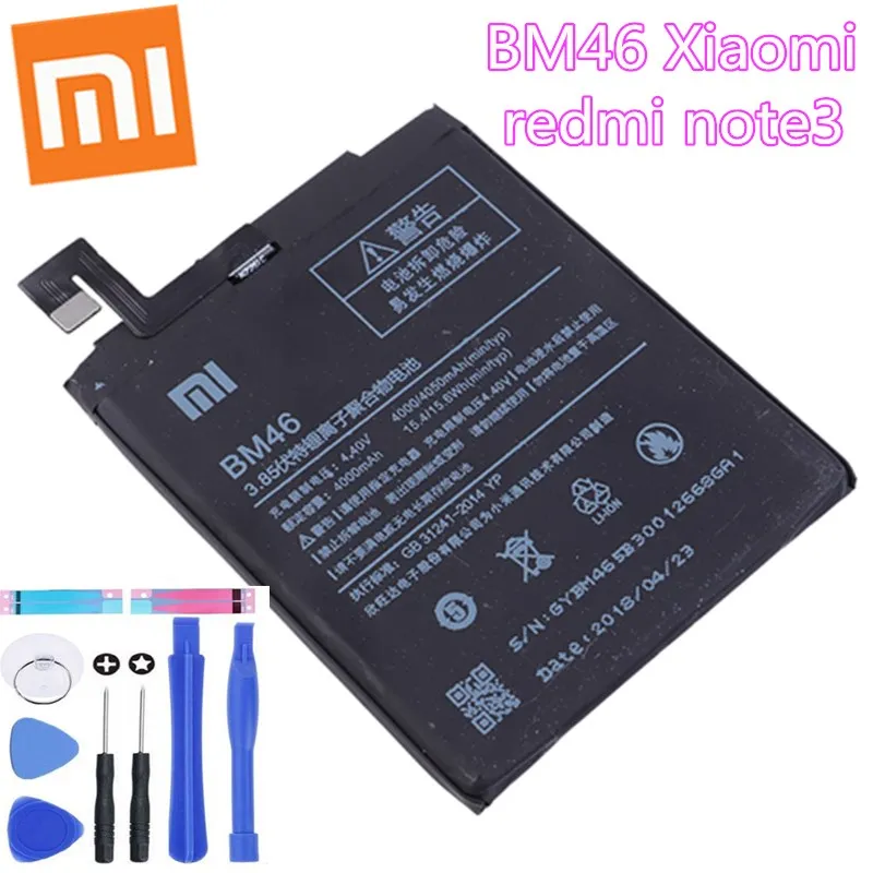 Voor Red mi 3 s 3x4x3 pro Hong 3/s 4X XIAO originele Telefoon Batterij BM47 Hoge Kwaliteit Capaciteit 4000 mAh Vervangen|Аккумуляторы