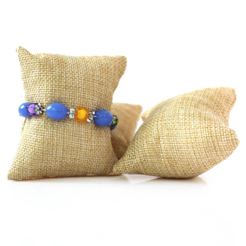 

20 шт. оптовая продажа превосходного бархатного большого браслета Дисплей Подушки лодыжки держатель для часов органайзер для ювелирных изд...