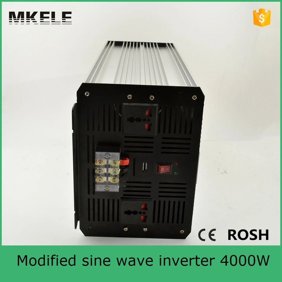 MKM4000 242G питания ярко инвертор пик 8000 Вт 4000 Модифицированная синусоида Off сетки