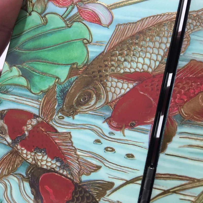 Настольные украшения китайское искусство ремесло лак мини складной экран дерево