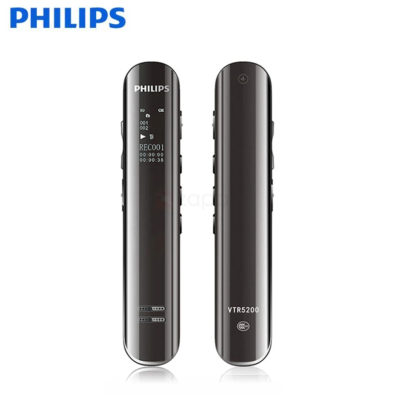 Philips Профессиональный голосовой активации цифровой Аудио Диктофон 8 GB USB Spy Pen PCM 1536