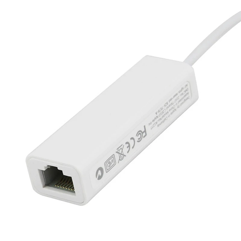 Chielecna Внешний проводной USB C Ethernet адаптер Сетевая карта 10/8/10 Мбит/с Type к RJ45 Lan для