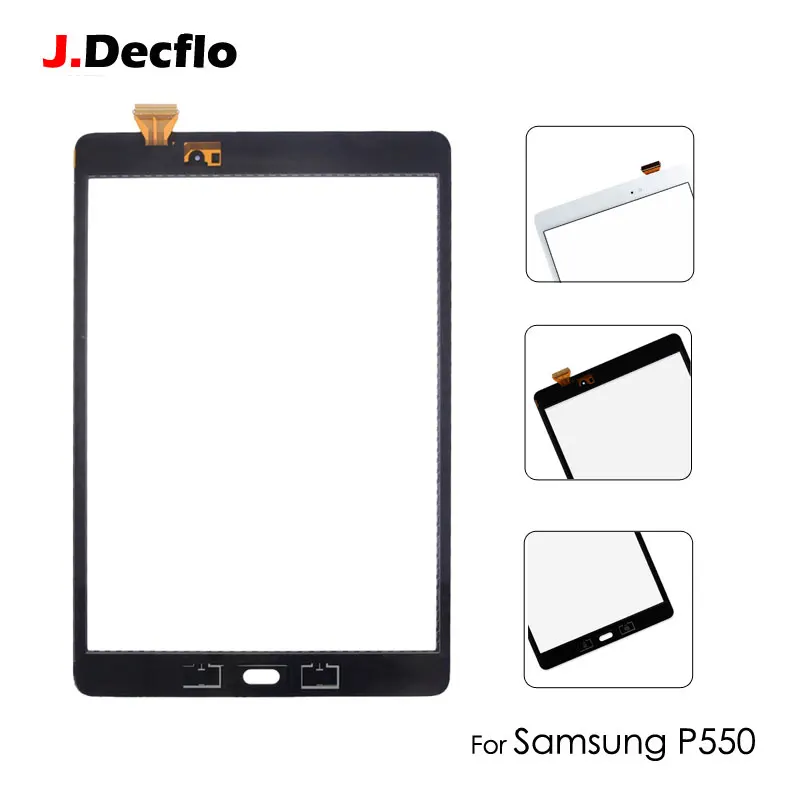 Новый оригинальный Стекло Панель Замена для Samsung Galaxy Tab A SM P550 P551 P555 9 7 ''спереди