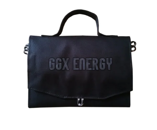 Черный GX ENERGY 14 Вт подойдет как для повседневной носки, так складные панели солнечных батарей Dual-Порты и разъёмы USB 5V 2.1A Портативный Солнечный Зарядное устройство для смартфонов - Цвет: Черный