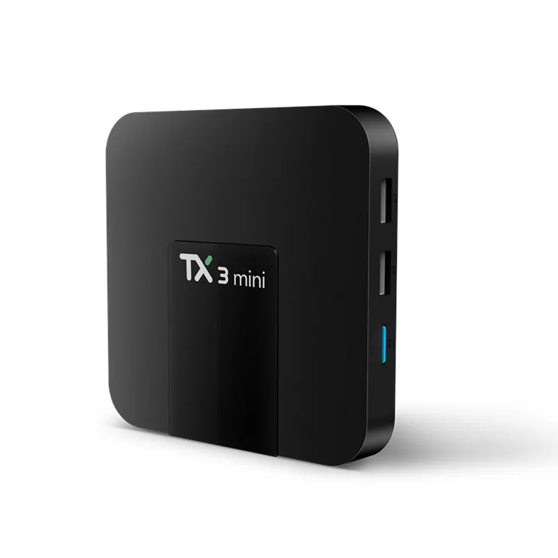 Wechip TX3 Мини Android 7,1 Смарт ТВ приставка 1 ГБ/2 ГБ 16 ГБ Amlogic S905W четырехъядерный процессор поддержка H.265 4K медиаплеер PK H96 PRO ТВ приставка
