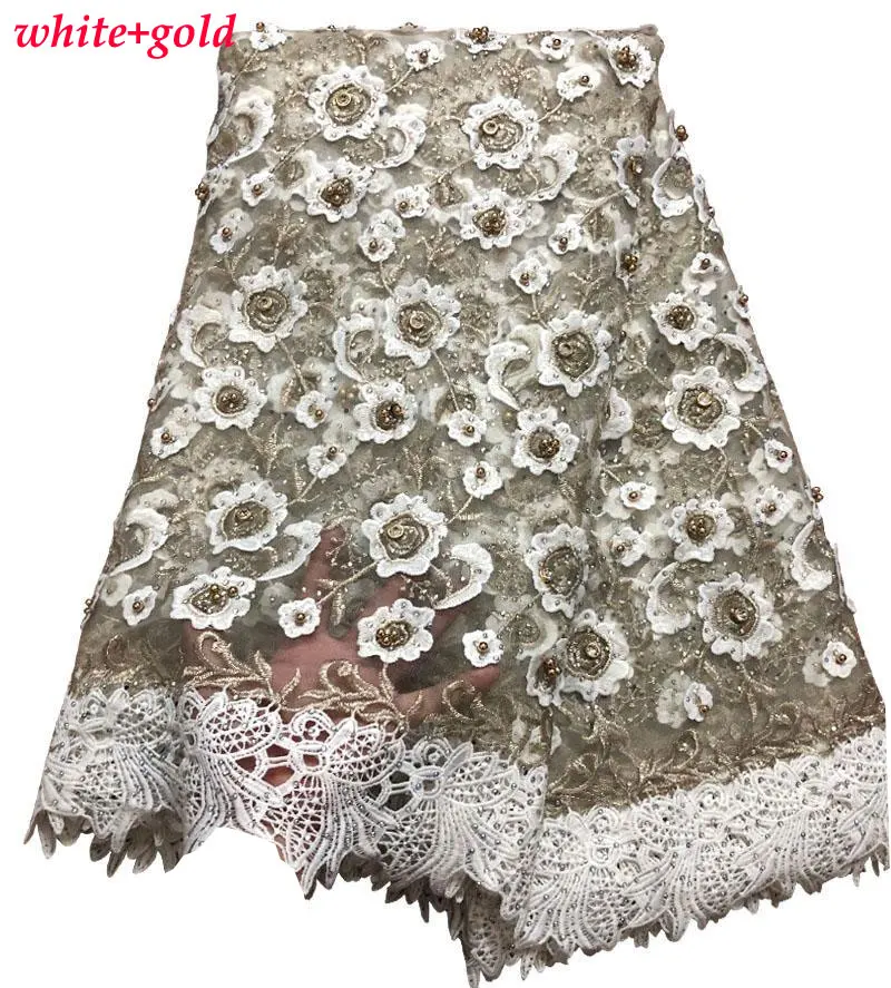 2019 розовое французское кружево вышитый тюль с тяжелыми камнями бисерные