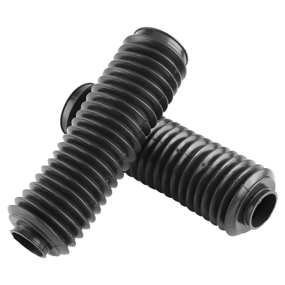 1 пара черные мотоциклетные сапоги для передних вилок резиновые рукава