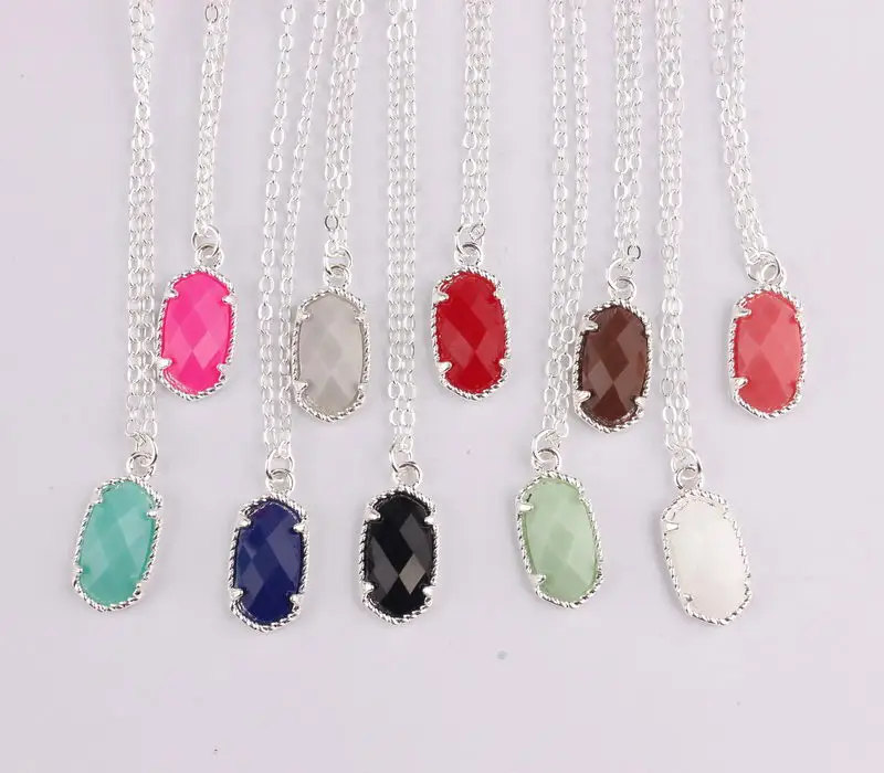 N4722 Silver Tone Горячее предложение, модный дизайн, вдохновленные овальные когти, граненый камень из смолы, круглые серьги-кольца для женщин, девушек, рождественский подарок - Окраска металла: N4722 Silver Tone