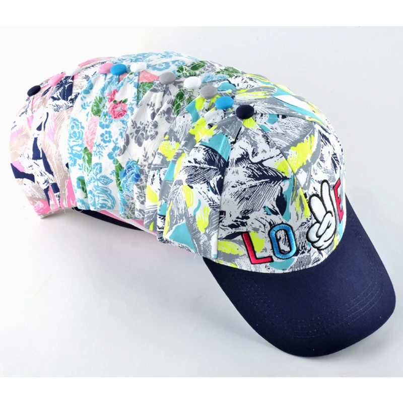 Fashion cotton fabrics snapback baseball caps for women&girls peaked cap women hats sun shading adjustable casual hat 11 color