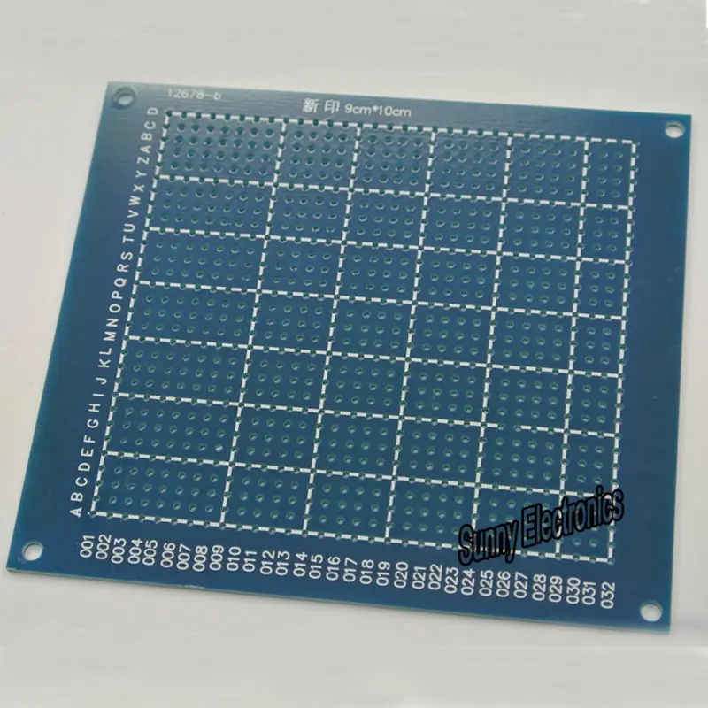 2x Высокое Качество Односторонний Прототип 9x10 см PCB Универсальный Эксперимент