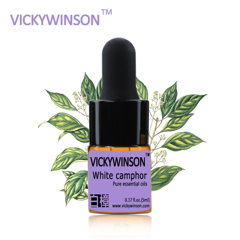 White camphor essential oil 5ml White Oils Fomous Mosquito Repellent Deodorant Camphor DIY massage oil natural camphor tree household bug repellent deodorization mothballs wood 10pcs