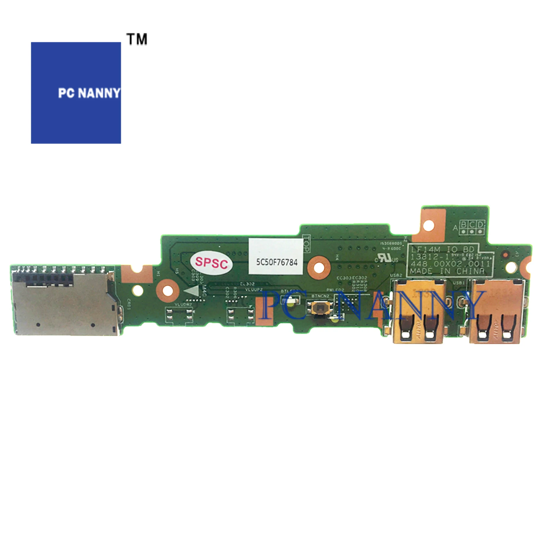 PCNANNY для Lenovo Flex 2 14 USB IO Плата 455.00X020001 5C50F76784 тест хорошо используется|Компьютерные