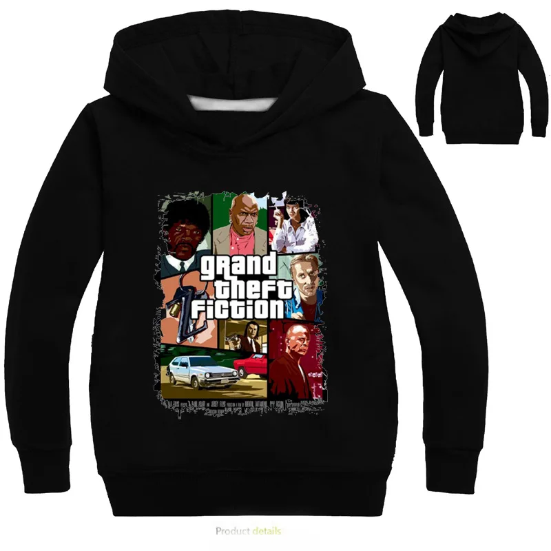 Детская толстовка Game GTA 5 с длинным рукавом повседневная спортивная для мальчиков