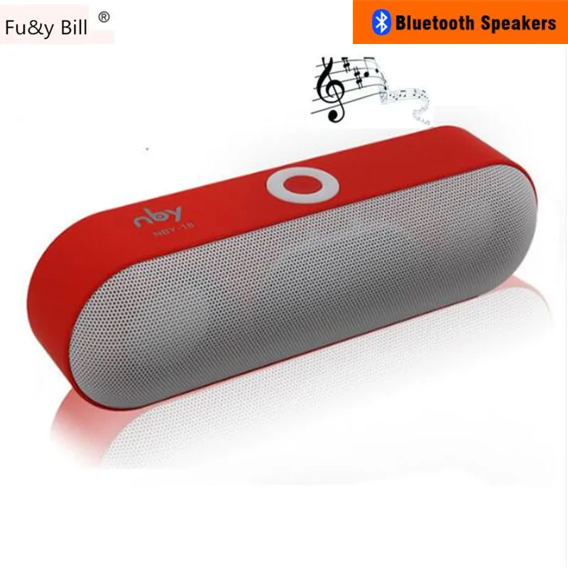 Фу & y Билл NBY 18 Мини Bluetooth Портативный Беспроводной Динамик звук Системы 3D стерео