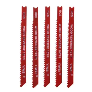 5 шт. прочный U-образный хвостовик из высокоуглеродистой стали 681012 TPI Bi-Metal 1424 лезвие для сабельной пилы для резки по дереву