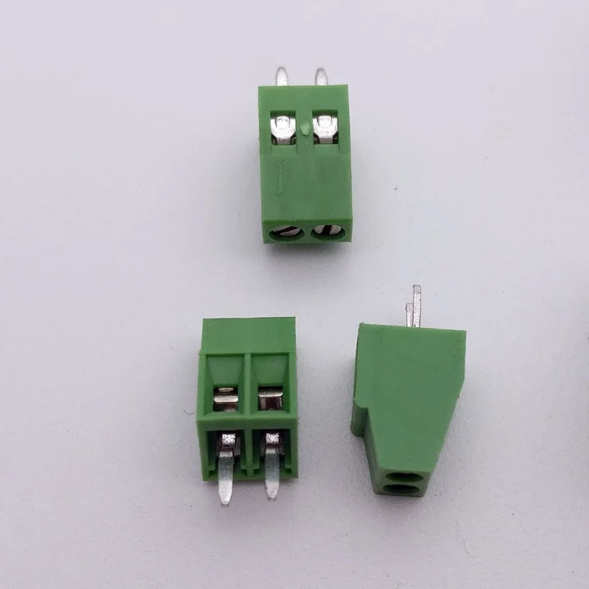 (100 шт./лот) коннектор для винтовой клеммной колодки печатной платы стандартный