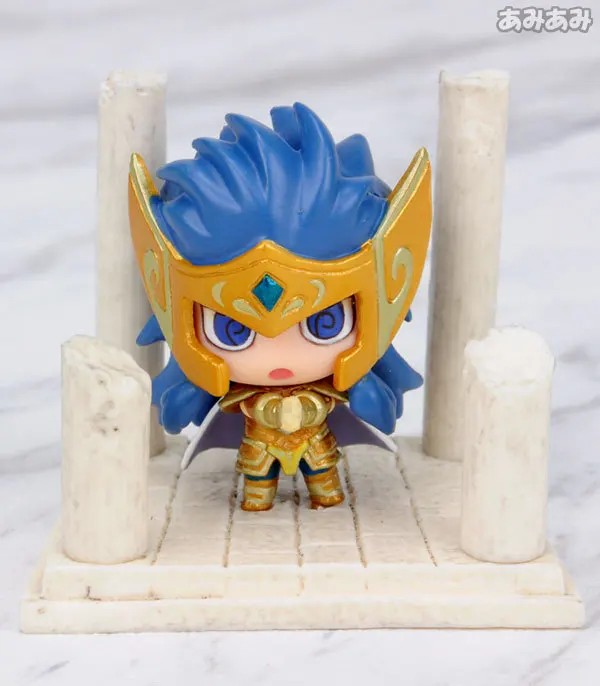 Аниме Q версия 7 шт./компл. Saint Seiya Скорпион Рак маска смерти Лео Овен му 6 см ПВХ экшн