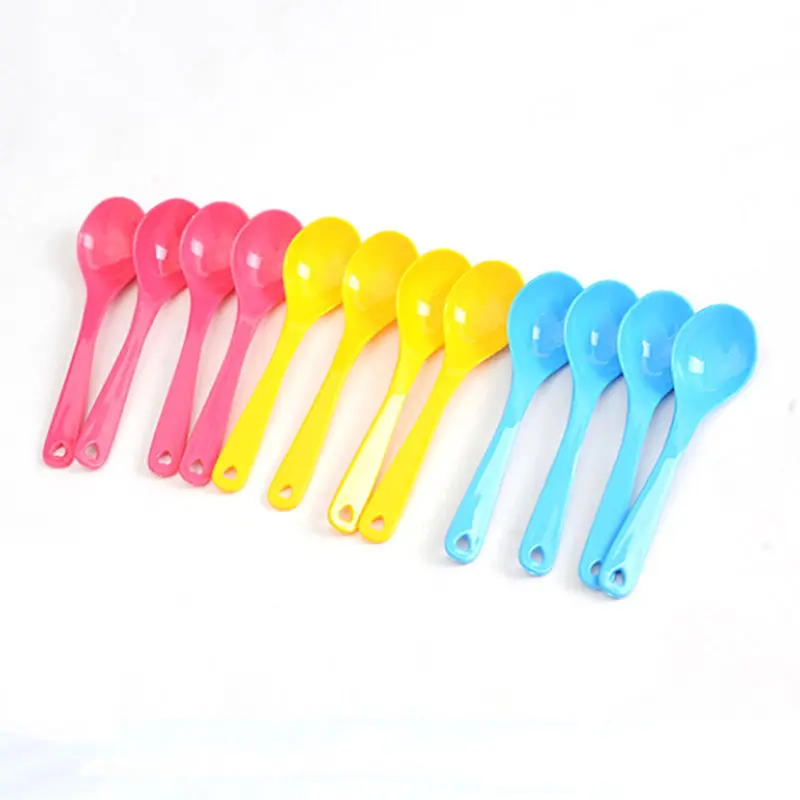 Children's Anti-hot Training Spoon Tableware Baby Learning Dish with Fork PP Temperature Sensing Feeding | Мать и ребенок