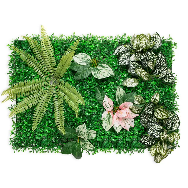 

Artificial Plant Lawn DIY Background Wall Simulation Grass Leaf Wedding Home Decoration Green Wholesale Carpet Turf Offic