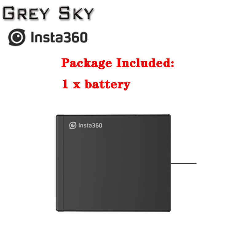 1 battery Insta360 ONE X батарея и Micro USB Qiuck зарядное устройство концентратор панорамная камера 9 в 2 а 60 минут Быстрая зарядка - Цвет: 1 battery