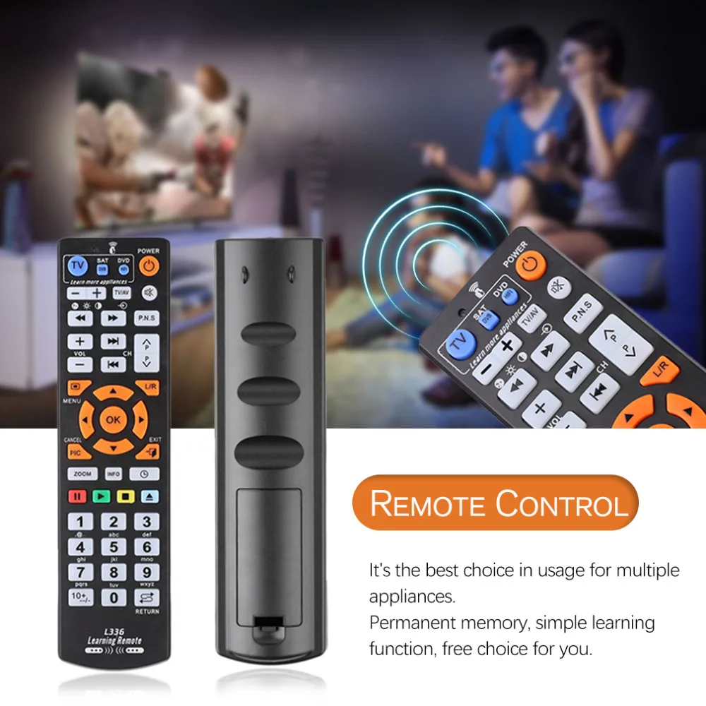 Умный пульт дистанционного управления с функцией обучения для TV CBL DVD SAT Chunghop L336