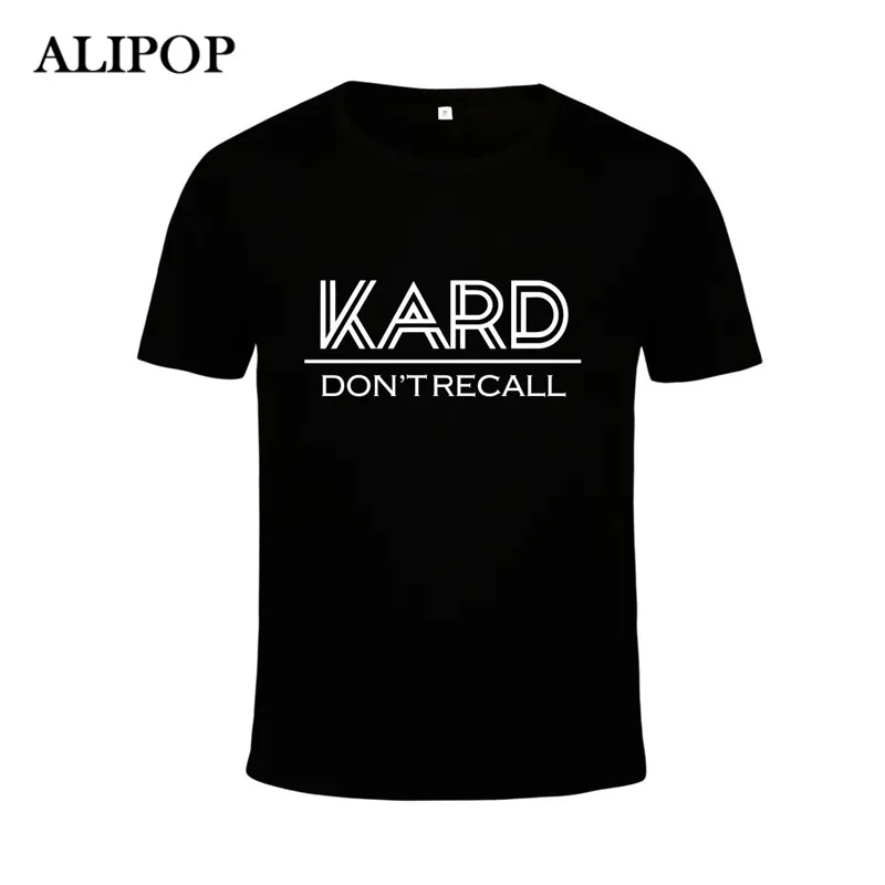 Kpop/Модная хлопковая Футболка K.A.R.D Wild KARD 1st Tour Album Concert Don't Remember K POP футболки топы
