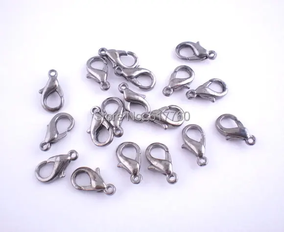 Free Shipping! 100PCs Black lobster Parrot Clasps 12x6mm (E01666) | Украшения и аксессуары