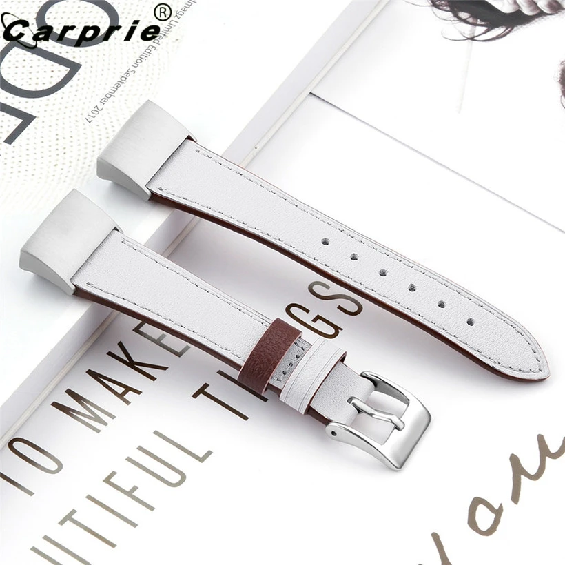 Новый дизайн Смарт часы браслет кожаный ремешок для Fitbit Charge 3 сменный аксессуар