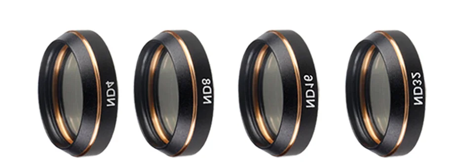 Для Mavic Air Lens ND фильтр нейтральной плотности 4 шт. набор ND4 ND8 ND16 ND32 для DJI Mavic камера воздушного дрона Фильтры Аксессуары