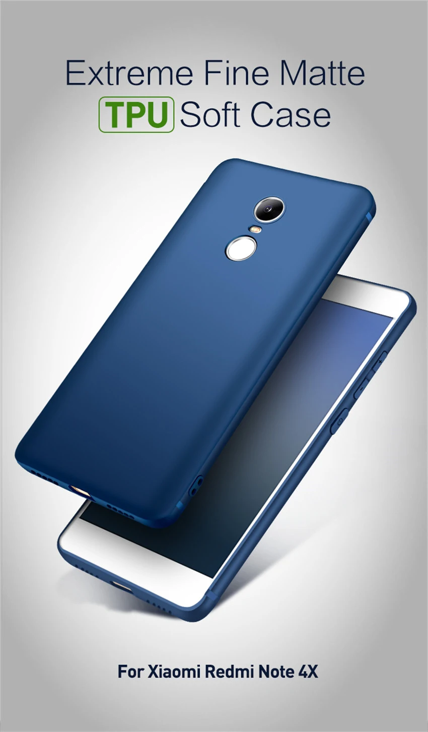 TCICPC для Xiaomi Redmi Note 4 4X чехол Роскошный тонкий матовый из ТПУ Мягкий защитный чехол для телефона s для Redmi Note 4x4 Global Cover Coque