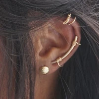 925 silver ear cuff handmade earrings gold filled jewelry charm clip earrings gold brincos boho oorbellen earrings for women