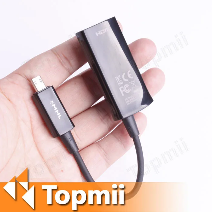 10pcs MHL Micro USB 11P to HDMI HDTV Adapter For Samsung Galaxy S3 S III i9300 i9308 Free Shipping #1332 | Мобильные телефоны и