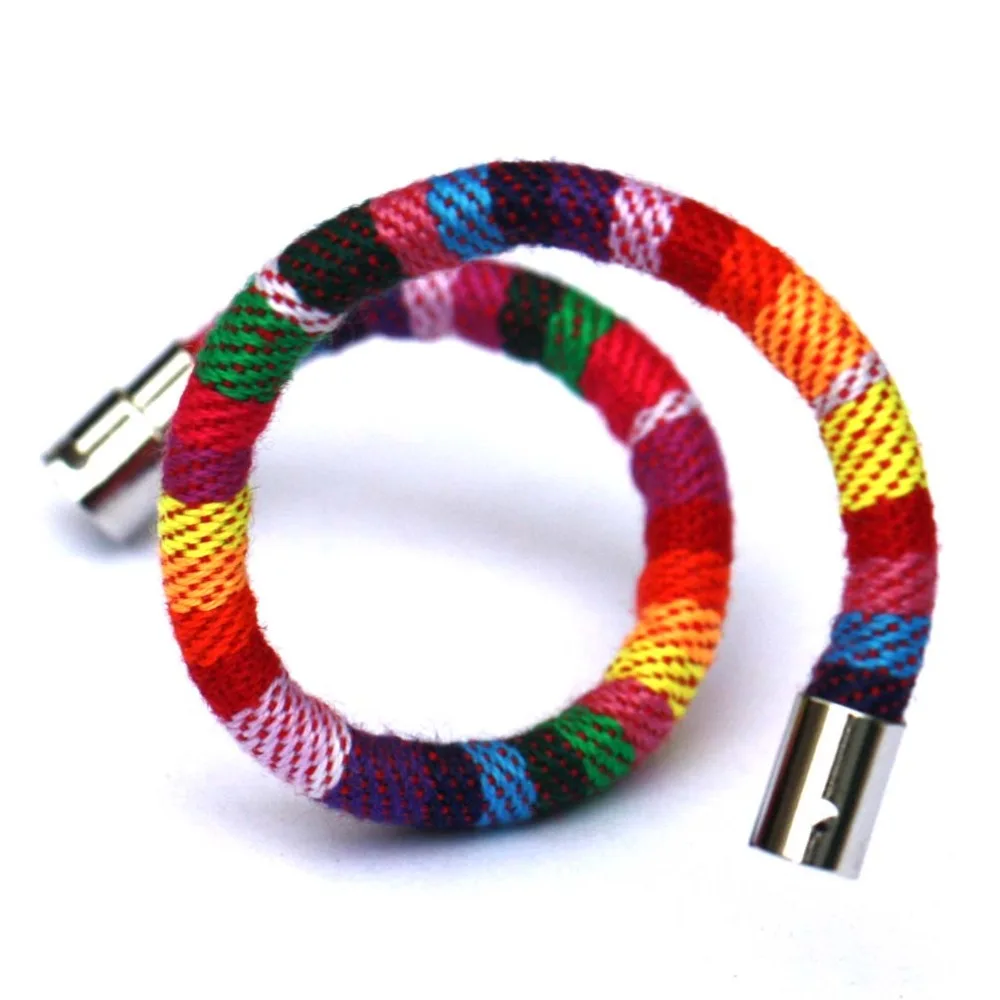 Модные женские ювелирные изделия ручной работы многоцветные браслеты с