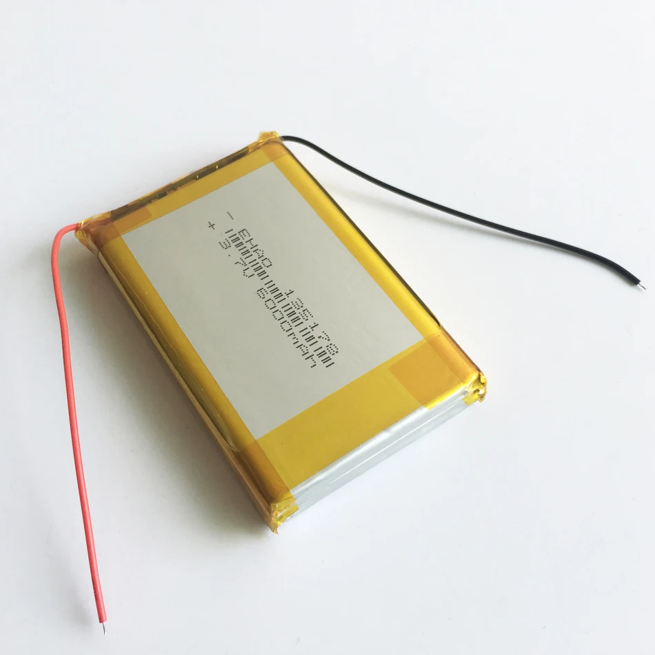 3,7 в 6000 мАч 135178 литий-полимерная аккумуляторная батарея для DIY Mp3 MP4 MP5 gps psp PAD Мобильный планшетный ПК Внешний аккумулятор