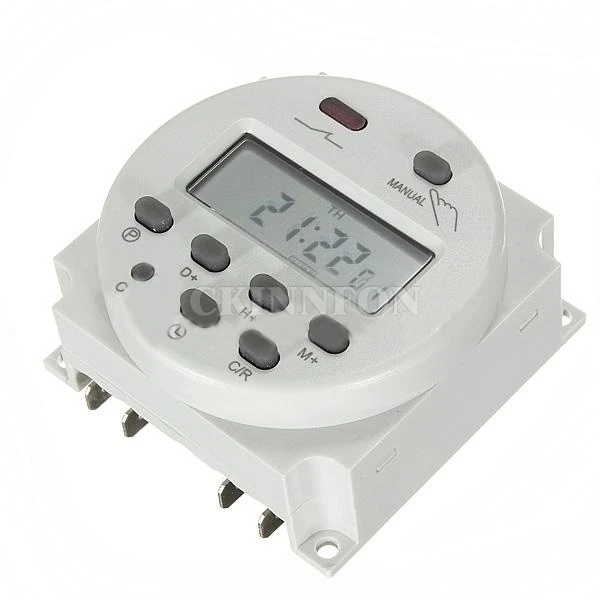 DHL 20 шт. CN101A AC 12v 24v 110 v 220V 16A цифровой таймер программируемый на неделю электронный