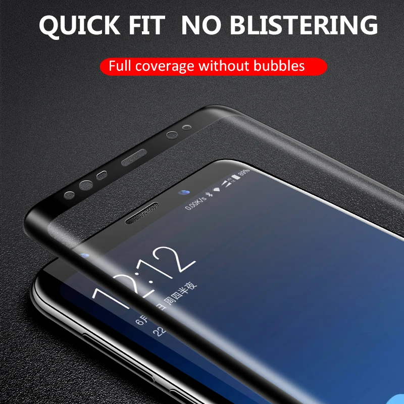 Стекло 5D изогнутое закаленное Высокопрочное Стекло Экран протектор для samsung Galaxy M20 A30 A50 A40 J4 J8 A6 A8 плюс A750 A7 защитная пленка