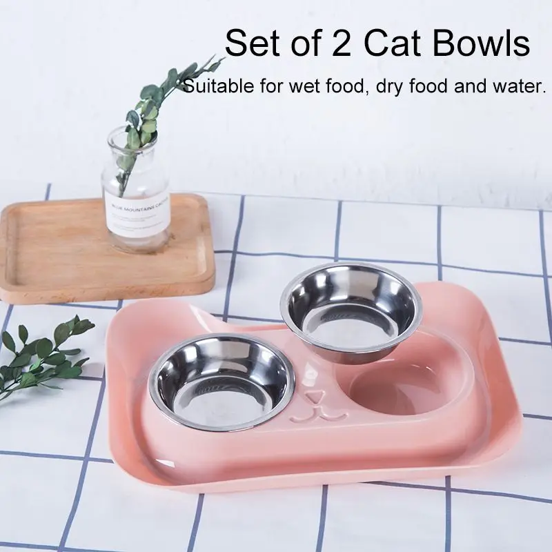 Миска для собак из нержавеющей стали без разлива Нескользящие миски кормления