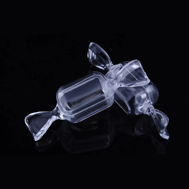 50 шт пластиковая прозрачная коробка конфет Свадебный пакет для гостей